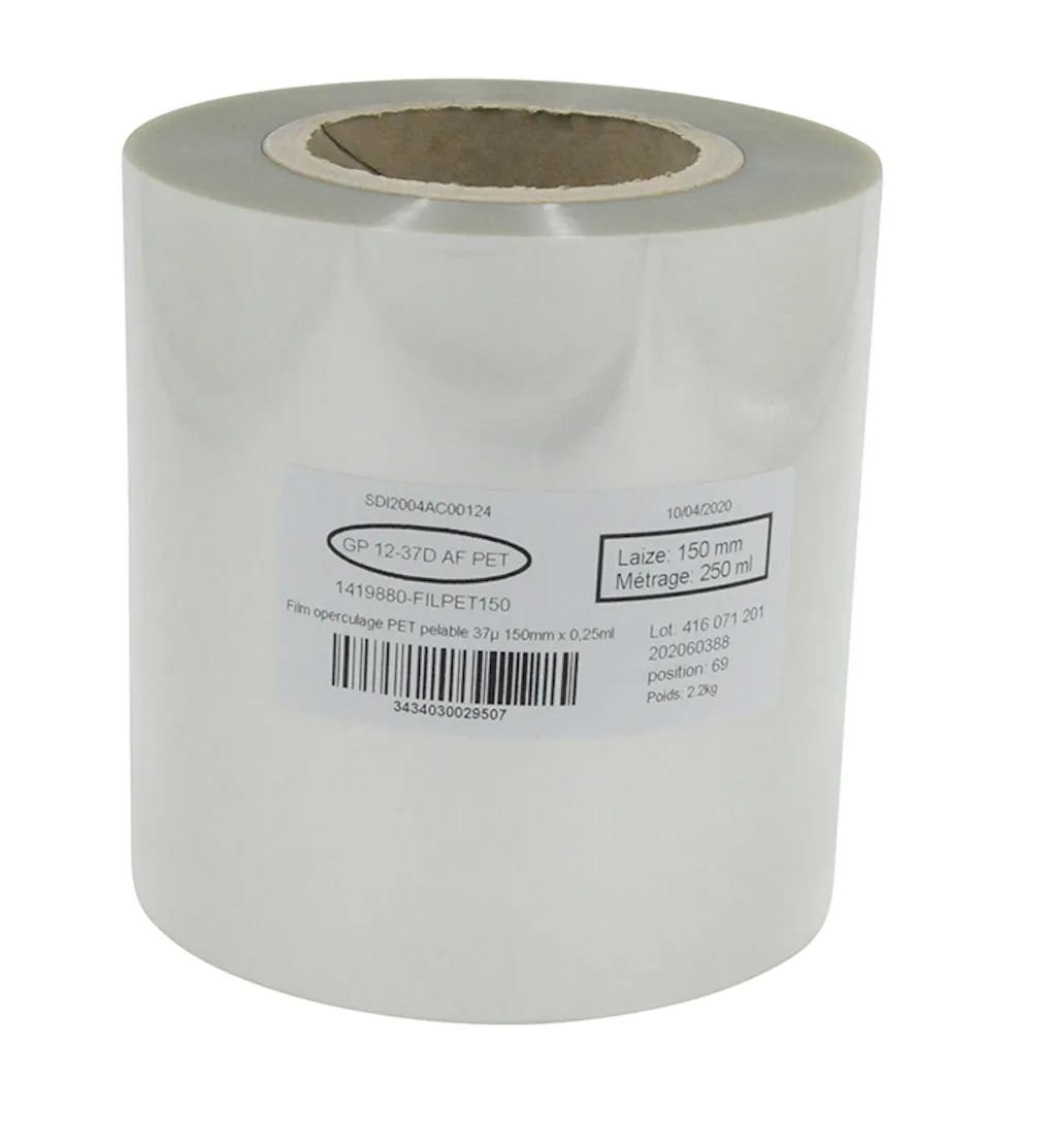Filmversiegelung für Thermoschalenpackungen