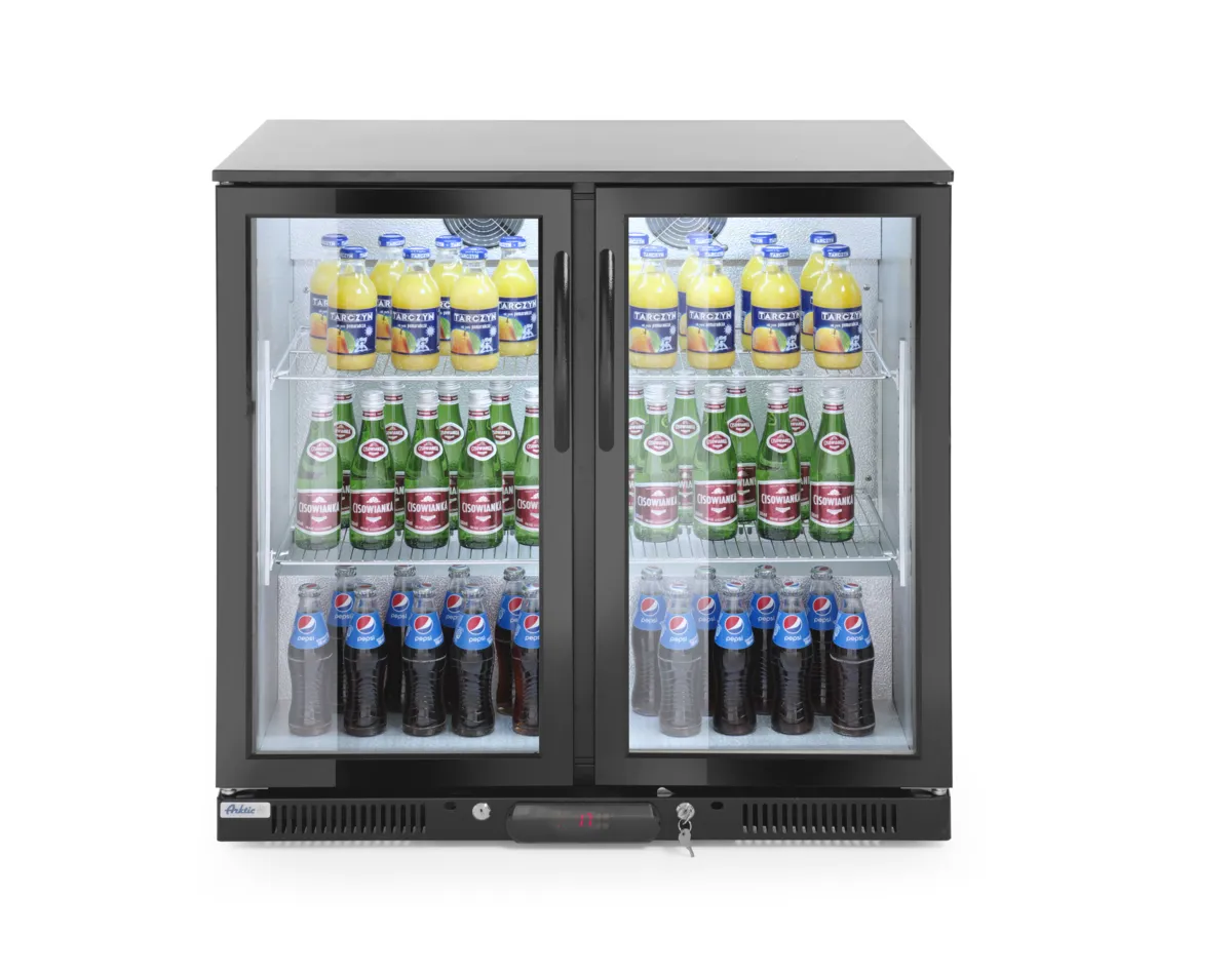 Doppeltüriger Rückkühlschrank - 180 L