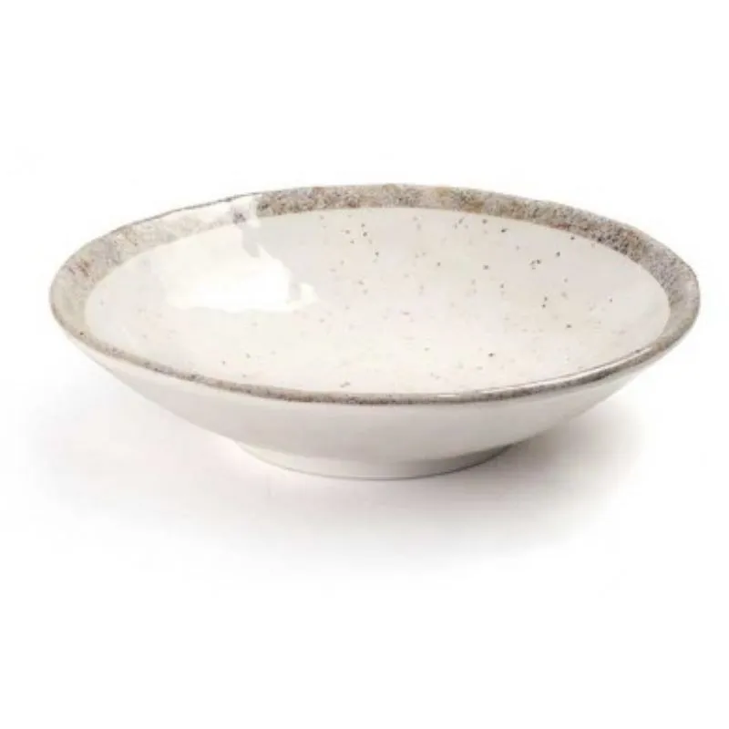 Tiefe runde Schale "Earth" aus Melamin - Ø 177 mm