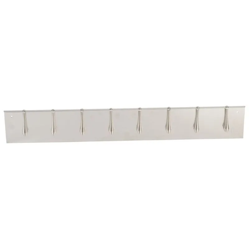 Edelstahl-Bestellhalter mit Federklemmen – 625 mm