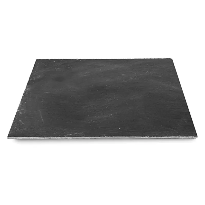 Quadratisches Schiefer-Tablett - 10 x 10 cm