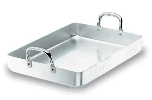 Bratform mit festem Griff - Chef Aluminium - 70 x 45 cm