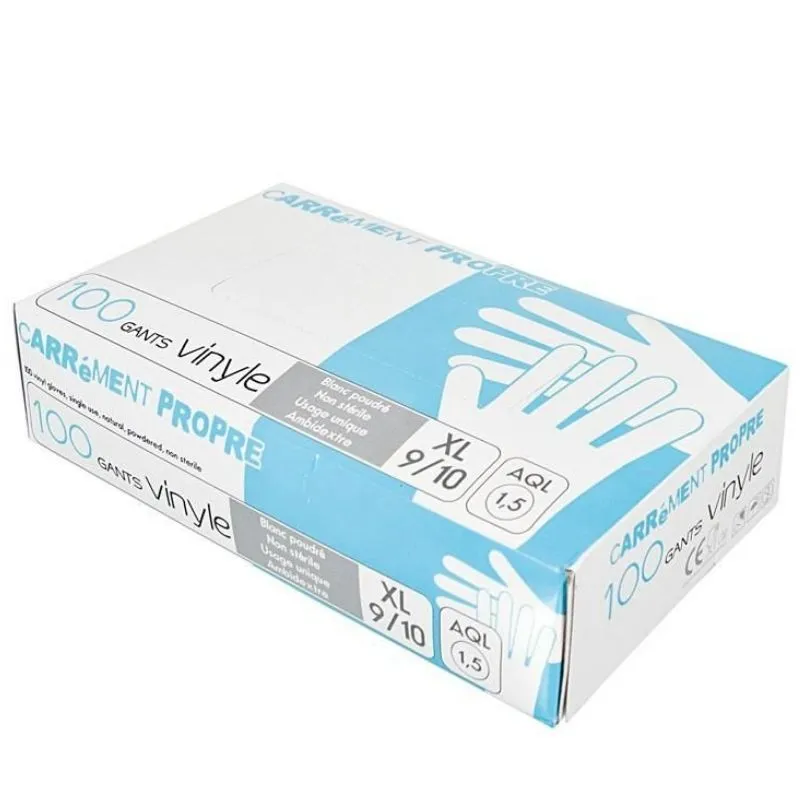 Vinyl-Handschuhe Größe XL – 100er Pack