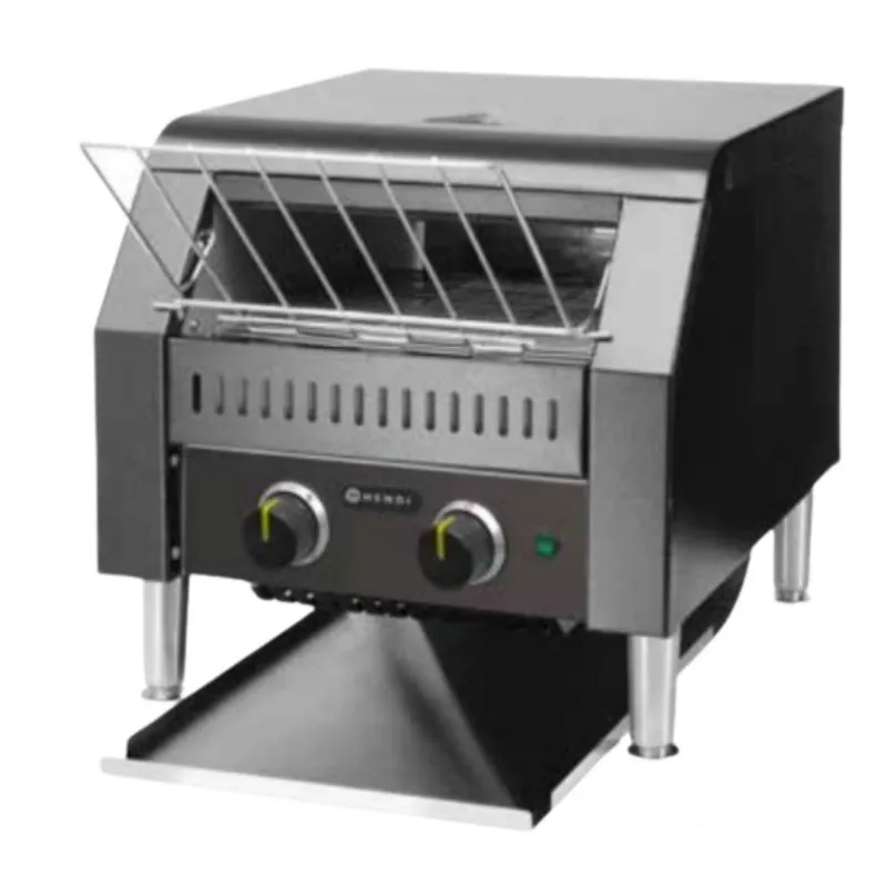 Toaster mit Doppel-Förderband Schwarz