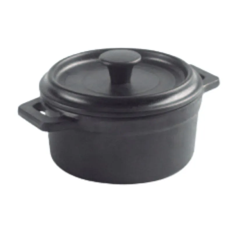 Mini-Cocotte aus Melamin mit Deckel - Ø 14 cm - 640 ml
