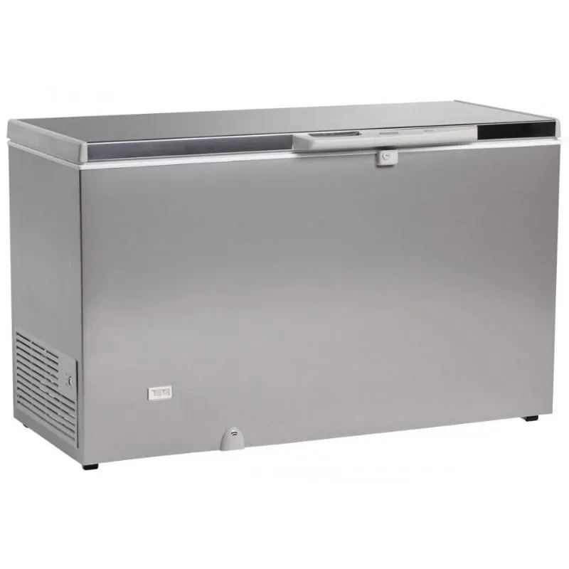 Tiefkühltruhe Profi Edelstahloptik - 430 L