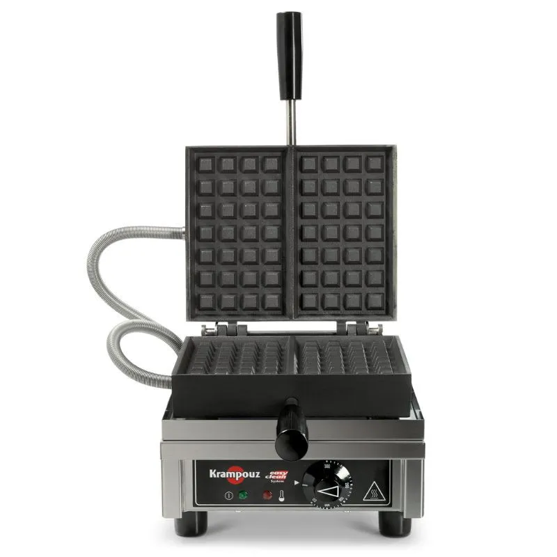 Professionelles Waffeleisen mit 90° Öffnung - 4 x 7 Lüttich