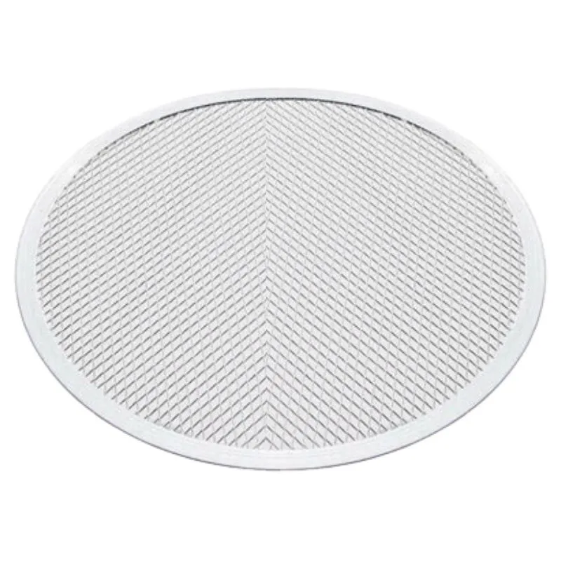 Perforiertes Pizzablech Ø 400 mm aus Aluminium, Backgitter für Ofen, Knuspriger Teig
