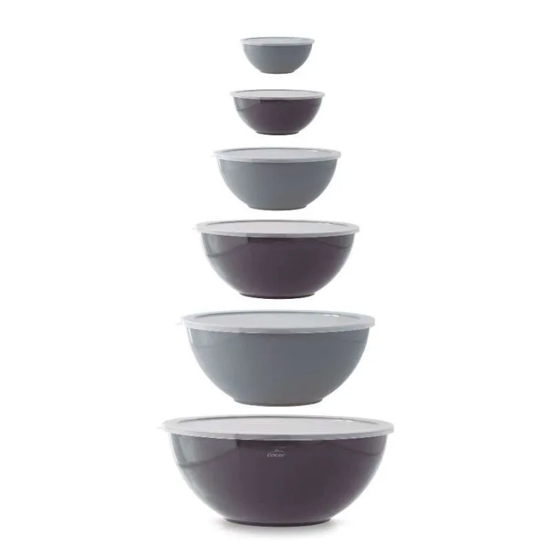 Set von 6 Mehrzweckschalen aus Polypropylen