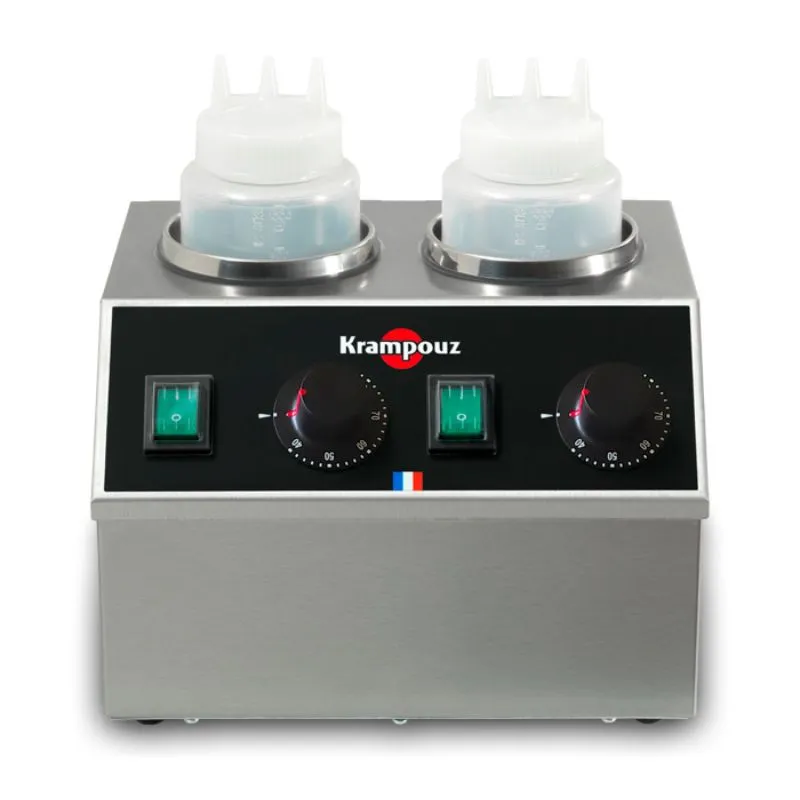 Schokoladenwärmer / Doppelter elektrischer Soßenspender