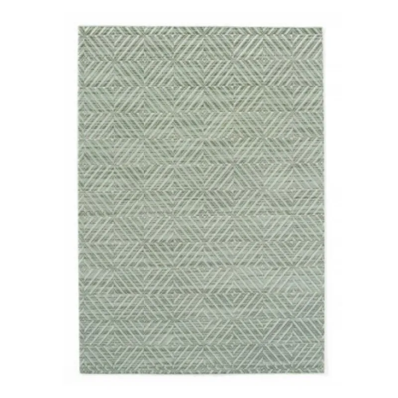 Grünes geometrisches Tischset aus PVC L 450 mm x T 300 mm Set von 6