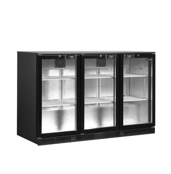 Kühltheke mit 3 Glastüren - 278 L