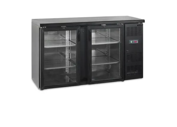 Kühltheke - 2 Glastüren - 277 L