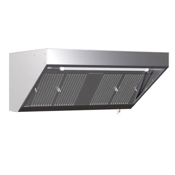 Abzugshaube Snack Tiefe 900 mit LED und ohne Motor - Länge 1200