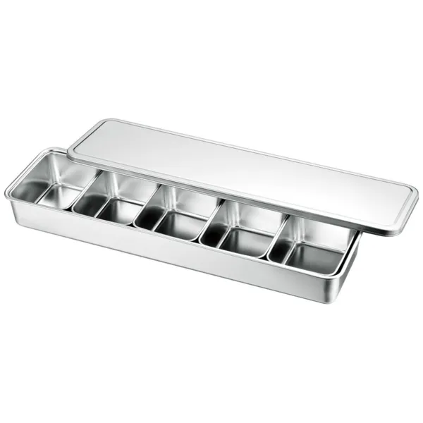Japanische Box mit 5 Fächern - 224 x 149 x 63 mm