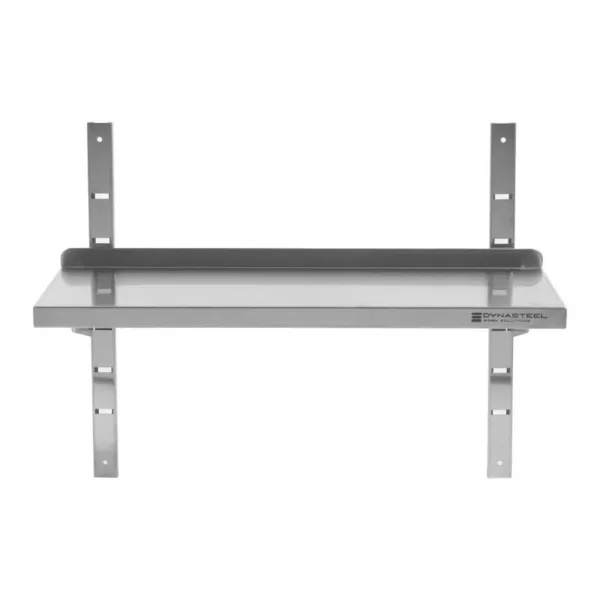 Wandregal aus Edelstahl - L 1000 x T 400 mm