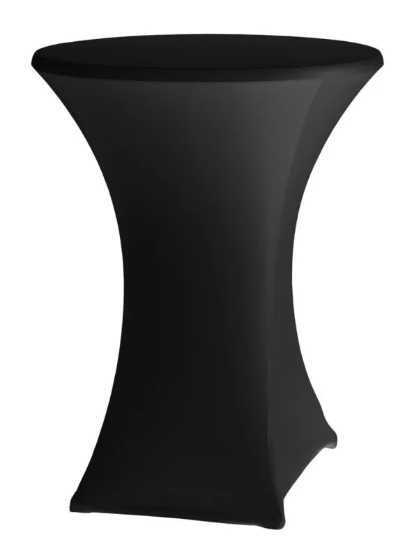Schwarze Hülle für Stehtisch 80-85 cm