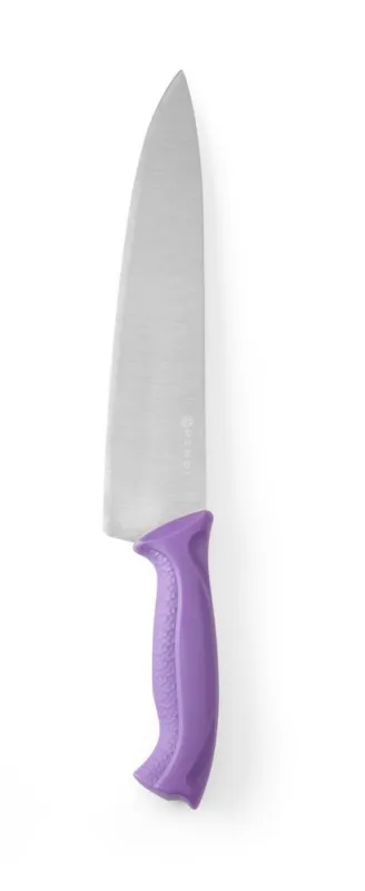 Kochmesser mit violettem Griff - Klinge 24 cm