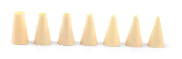 Set von 7 glatten Steckdosen