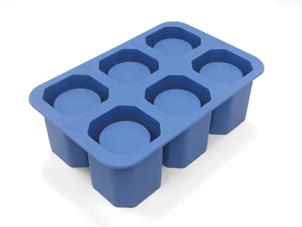 Eiswürfelform Shotglas - 6 Fächer