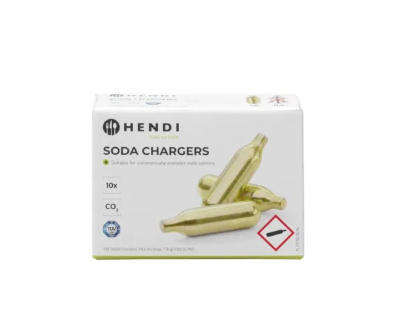 Kohlensäurepatronen für Soda-Siphon - Packung mit 10 Stück