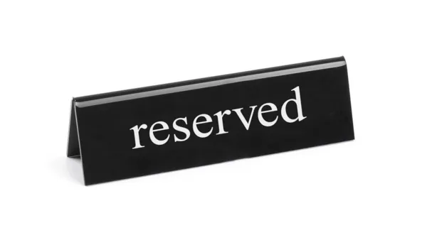 Tischstaffelei "reserviert"