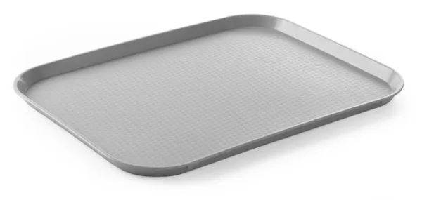 Rechteckiges Tablett FastFood - Großes Modell 450 x 350 mm - Grau