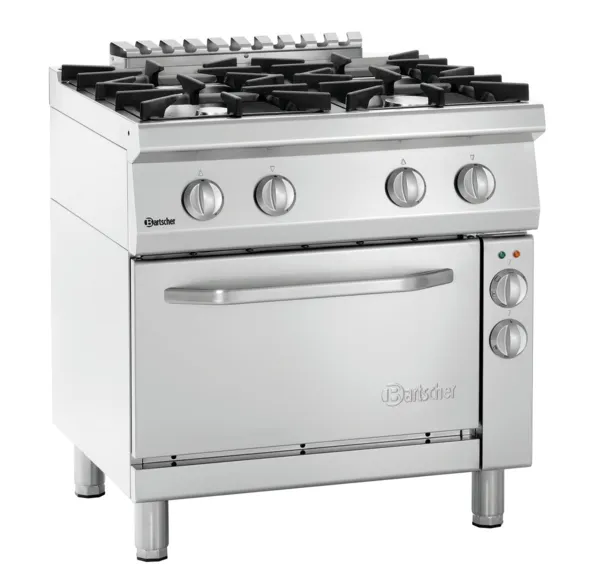 Herd Serie 700 - 4 Brenner & Ofen GN1/1
