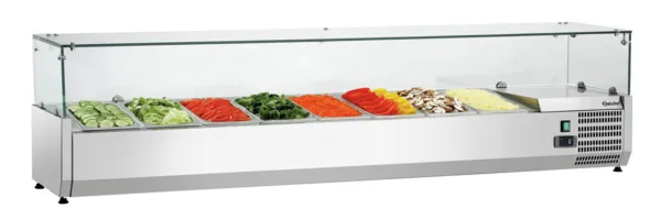 Saladette zum Aufstellen - 8 x GN 1/3