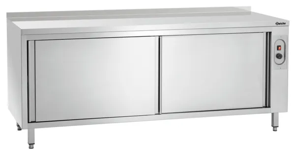 Wärmeschrank mit Rückwand - L 2000 x T 700 mm