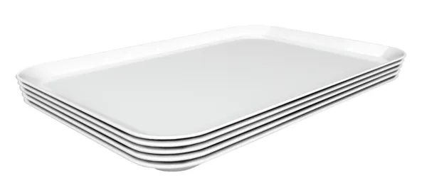 Präsentationsplatte Melamin Weiß - L 280 x T 420 x H 17 mm - Satz von 5