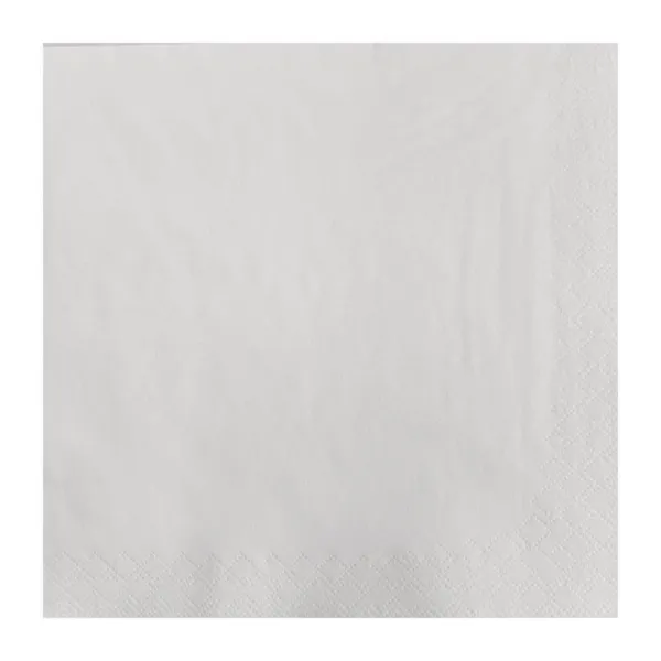 Professionelle weiße Papierserviette 3-lagig - 400 x 400 mm - Packung mit 4 x 250