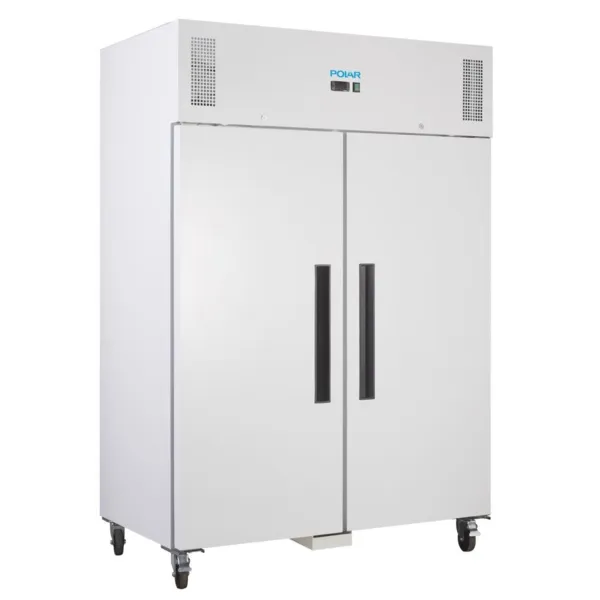 Weiße Positive Kühlzelle GN 2/1 Doppeltür 1200 L