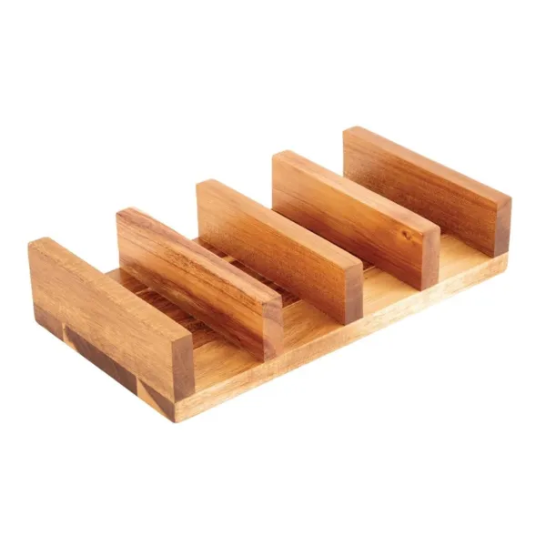 Sandwich-Ständer aus Akazienholz - 40 x 150 mm