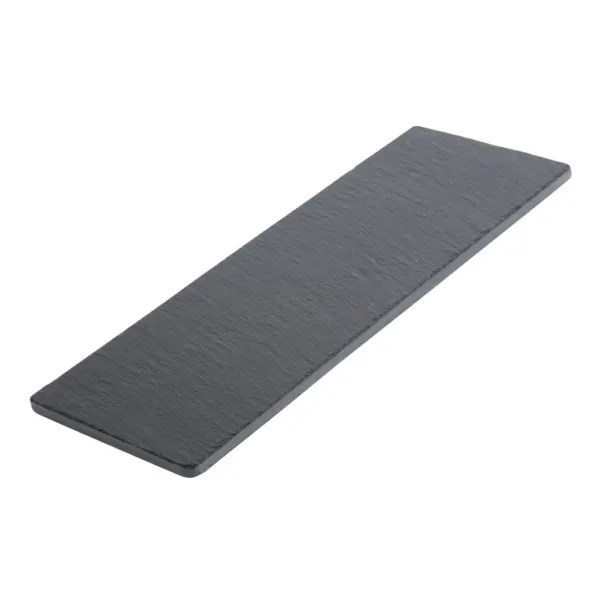 Platte aus Schiefer für Bambus-Tablett - 330 x 130 mm - Set mit 2