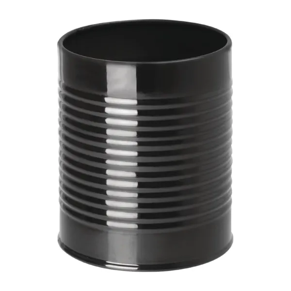 Behälter Dose aus schwarzem Stahl - Ø 90mm