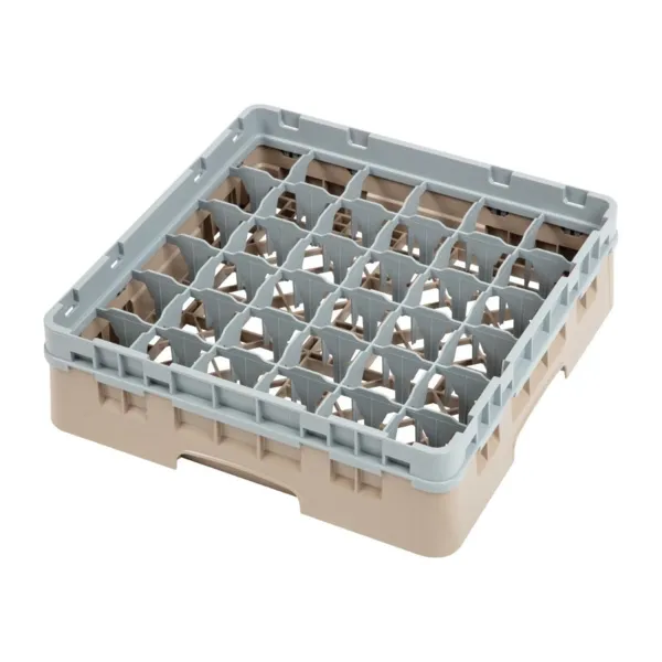 Glasregal 36 Fächer Camrack Beige - B 500 x T 500 mm