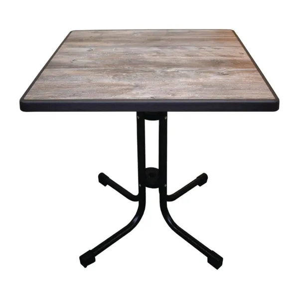 Klappbarer Vintage-Patio-Tisch Limburg - 70 x 70 cm
