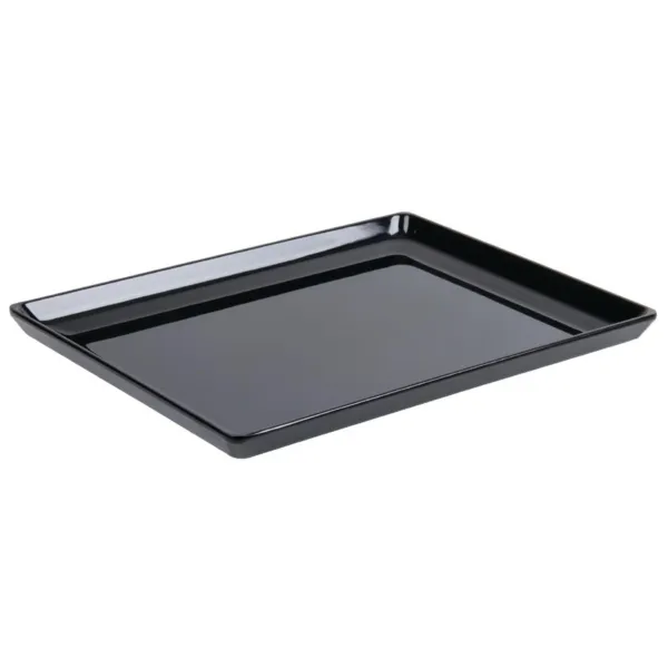 Tablett aus schwarzem Melamin GN1/1
