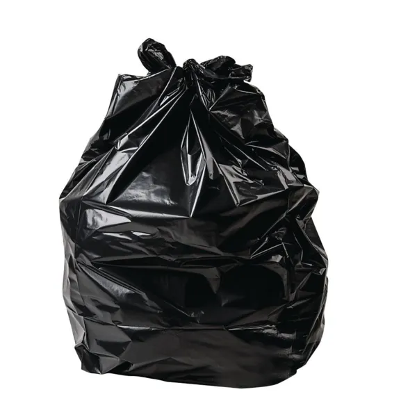Schwarze Müllsäcke - 70L - Packung mit 200