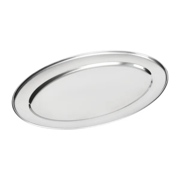 Servierplatte Oval Edelstahl - 660mm
