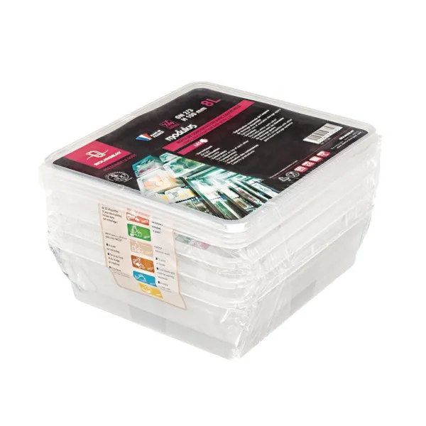 Aufbewahrungsbox GN2/3 Modulus für den intensiven Gebrauch 12L - Set mit 4 Stück