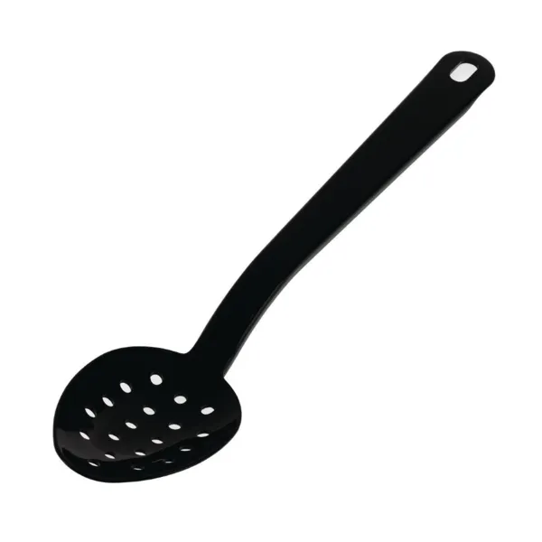 Durchlöcherter Servierlöffel Schwarz 270 mm