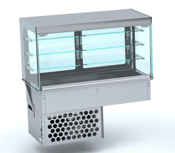 Wandkühlvitrine Drop-In - L 1440 x T 720 mm