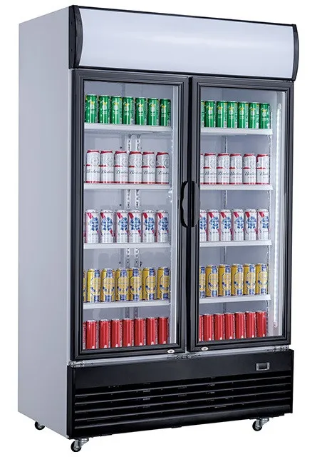 Getränkeschrank - 2 Glastüren - 1000 L