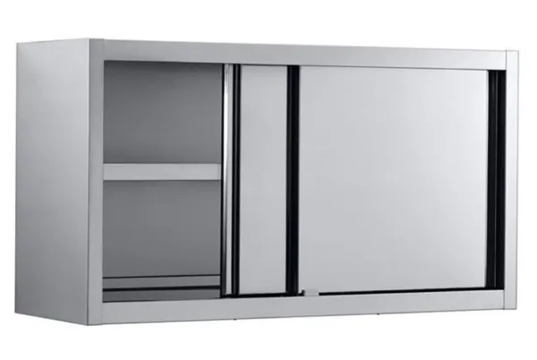 Wandschrank mit Schiebetüren - B 1600 x T 400 mm