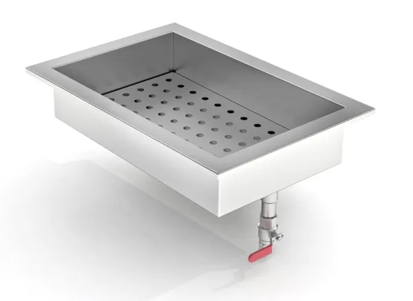 Integrierter Crushed-Ice-Behälter - GN 1/1