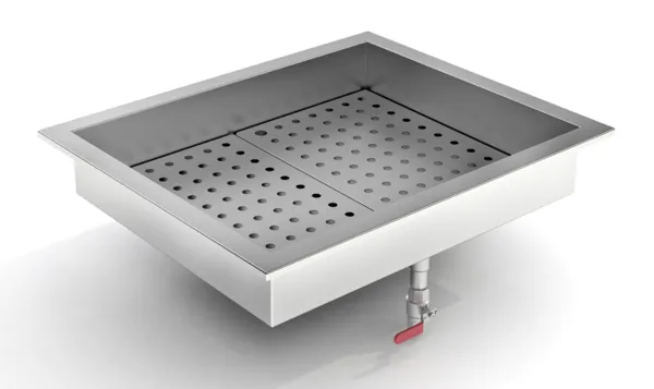 Integrierter Crushed-Ice-Behälter - GN 2/1