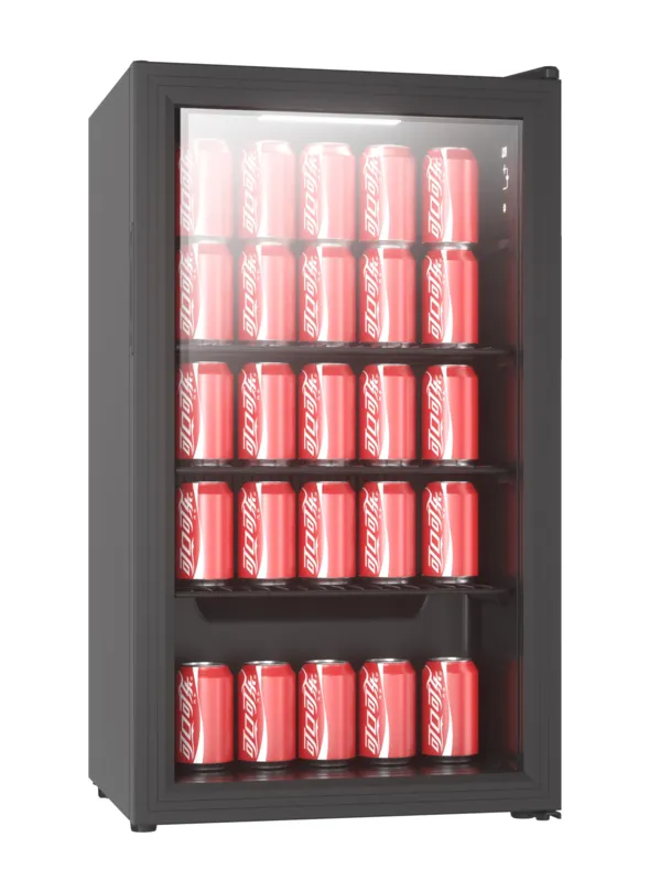 Mini-Kühlschrank mit Glastür - 80 L
