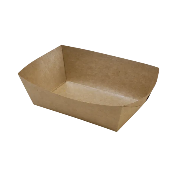Pommes-Frites-Schale aus Kraftpapier - 135 x 85 mm - Packung mit 250